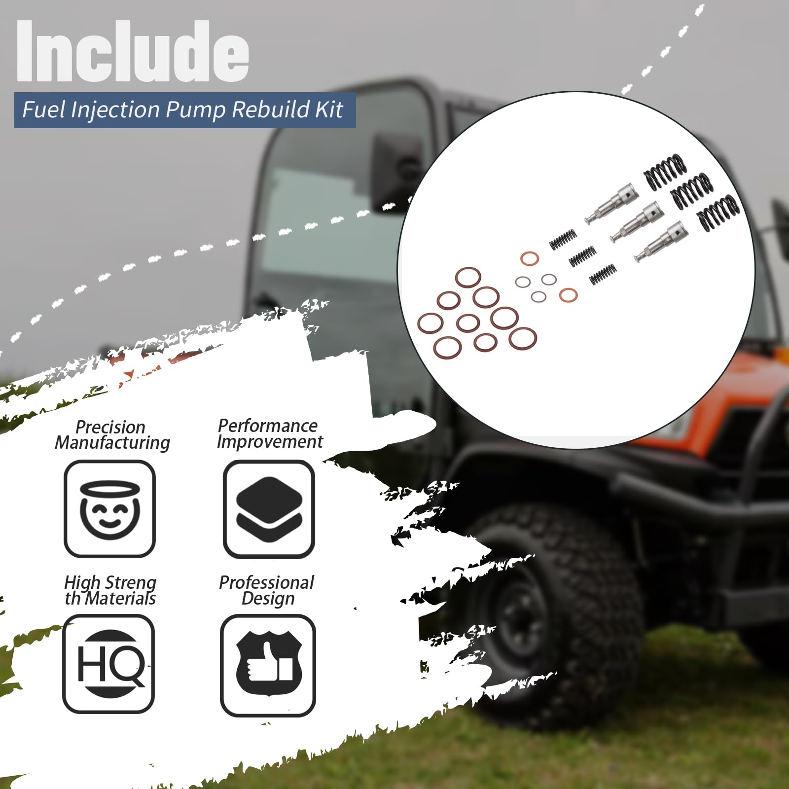 Amazon | XYgdhqpt フューエルインジェクションポンプリビルド